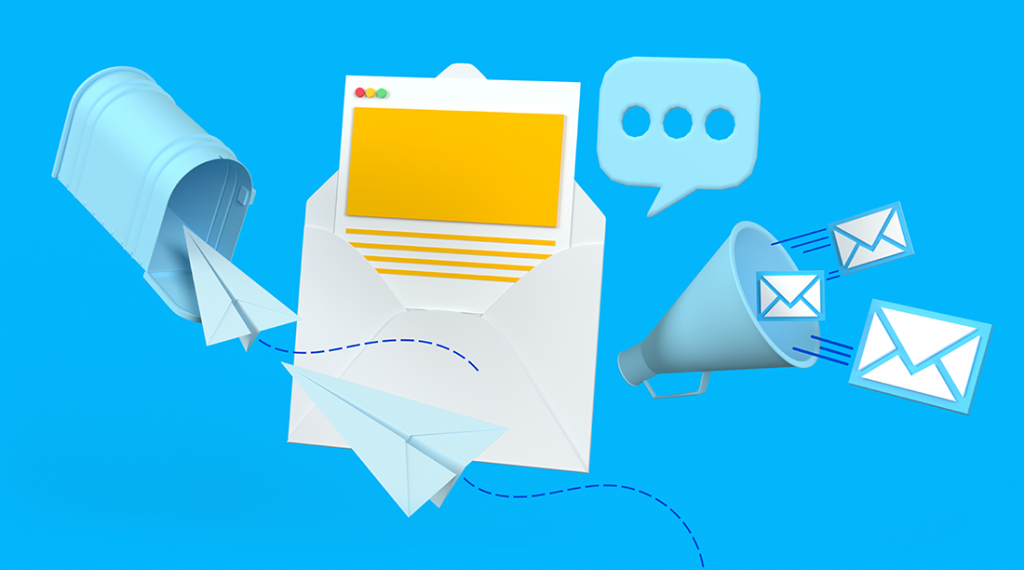 An illustration of email marketing