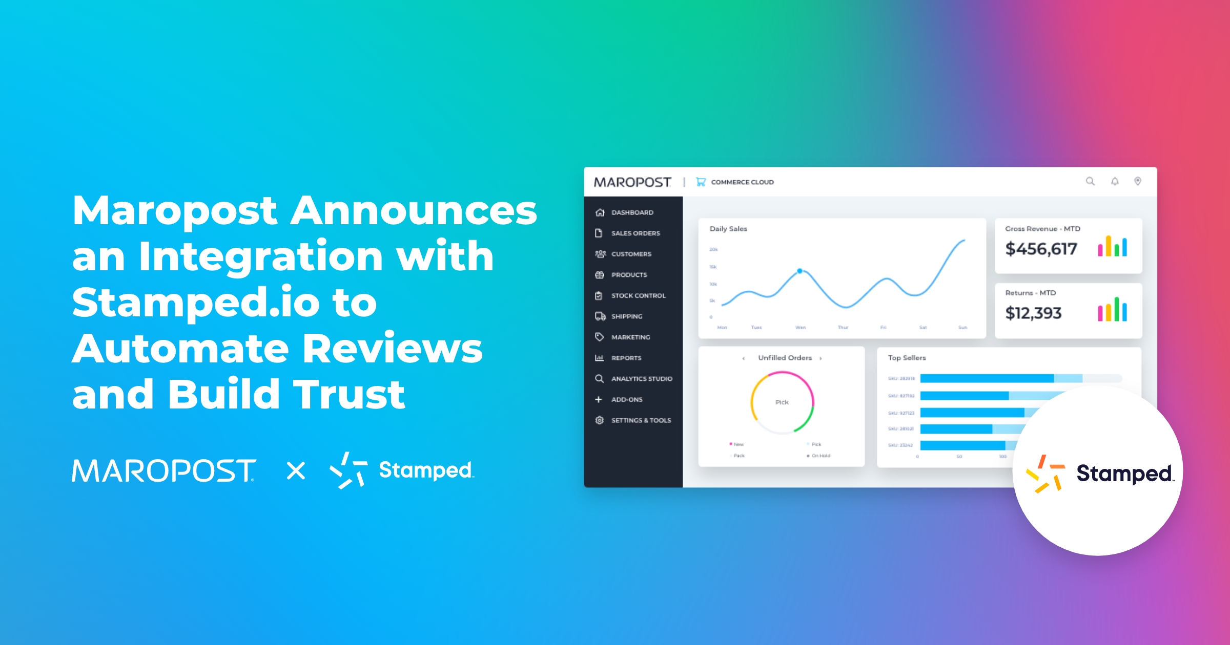 Maropost Announces an Integration with Stamped.io to Automate Reviews and  Build Trust