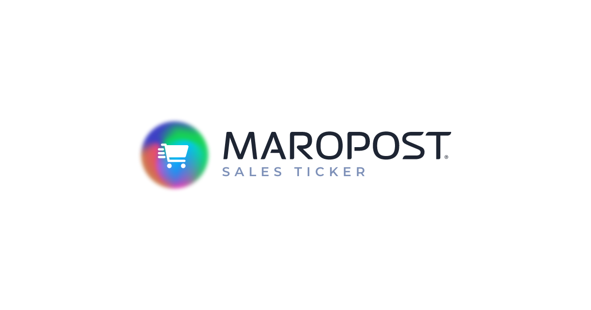 Maropost Sales Ticker