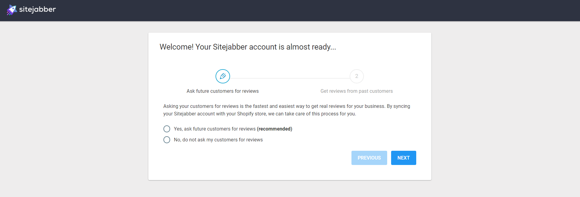 Sitejabber Setup 1